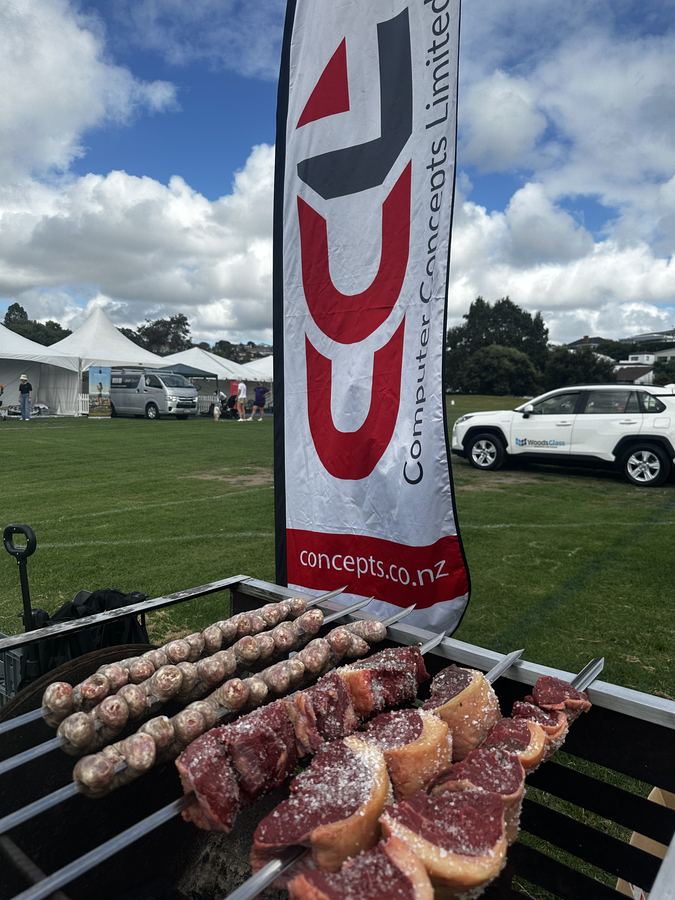 Outdoor event grilling