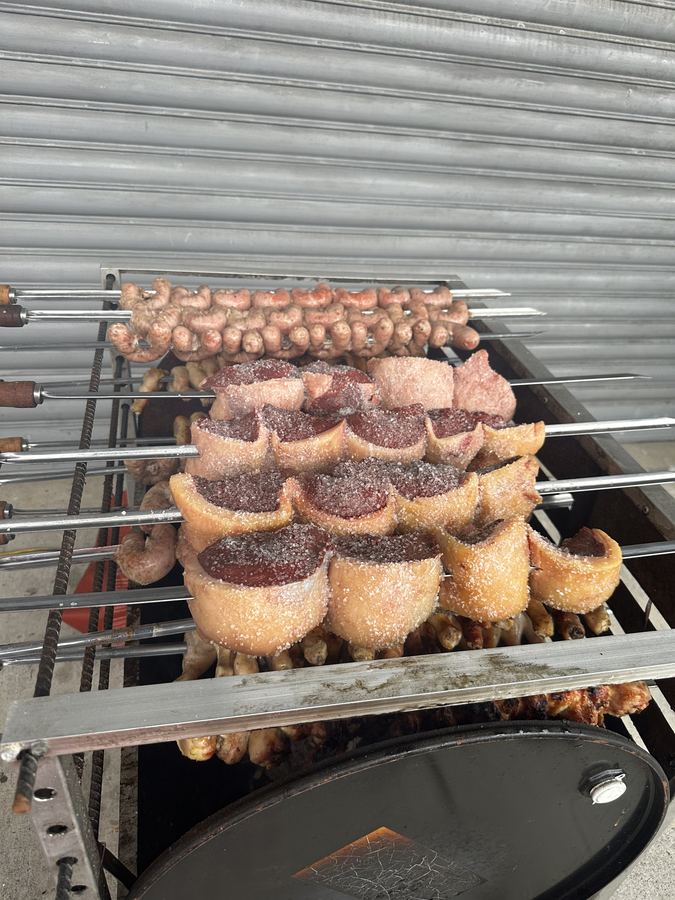 Picanha skewers daylight