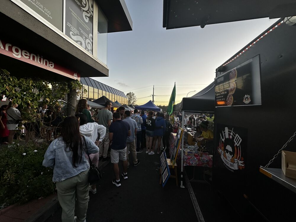 Tiago BBQ stall at a night market